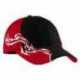 Port Authority C859 Colorblock Racing Cap with Flames