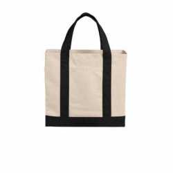 Port Authority BG429 Cotton Canvas Two-Tone Tote