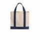 Port Authority BG429 Cotton Canvas Two-Tone Tote