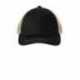 Port Authority C600 Distressed Mesh Back Cap