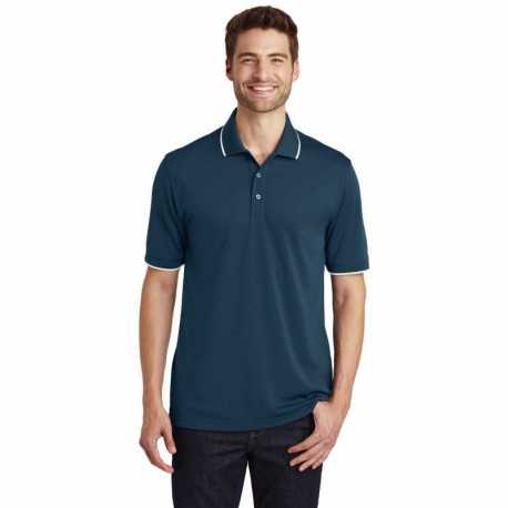 Port Authority K111 Dry Zone UV Micro-Mesh Tipped Polo