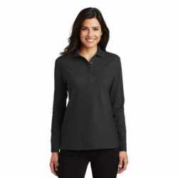 Port Authority L500LS Ladies Silk Touch Long Sleeve Polo