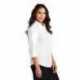 Port Authority LW102 Ladies 3/4-Sleeve Carefree Poplin Shirt