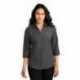 Port Authority LW102 Ladies 3/4-Sleeve Carefree Poplin Shirt