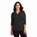 Port Authority LK5433 Ladies Concept 3/4-Sleeve Soft Split Neck Top