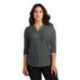 Port Authority LK5433 Ladies Concept 3/4-Sleeve Soft Split Neck Top