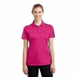 Sport-Tek LST695 Ladies PosiCharge Active Textured Colorblock Polo