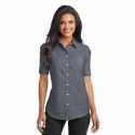 Port Authority L659 Ladies Short Sleeve SuperPro Oxford Shirt