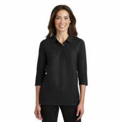 Port Authority L562 Ladies Silk Touch 3/4-Sleeve Polo