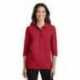 Port Authority L562 Ladies Silk Touch 3/4-Sleeve Polo