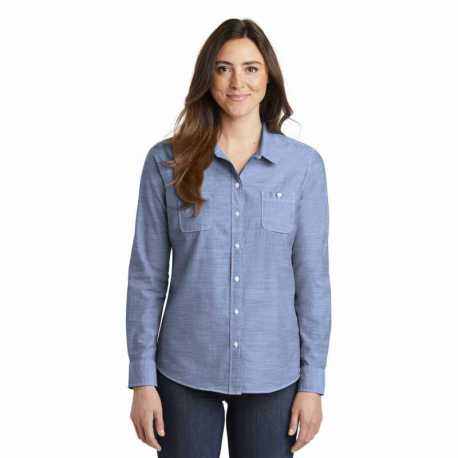 Port Authority LW380 Ladies Slub Chambray Shirt