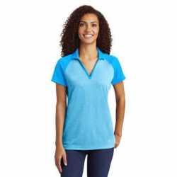 Sport-Tek LST641 Ladies PosiCharge RacerMesh Raglan Heather Block Polo