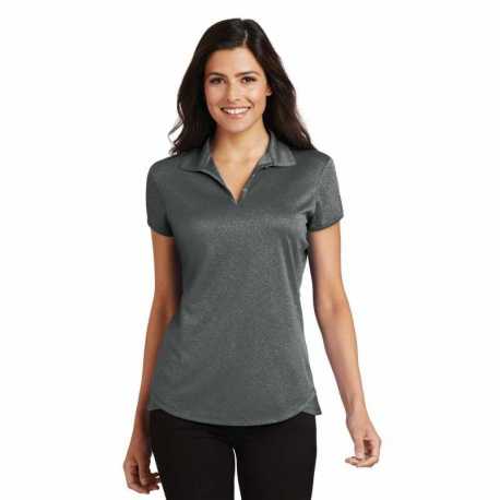 Port Authority L576 Ladies Trace Heather Polo