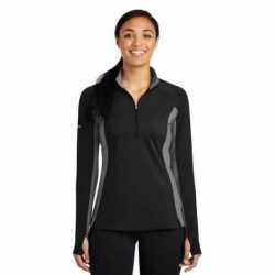 Sport-Tek LST854 Ladies Sport-Wick Stretch Contrast 1/4-Zip Pullover