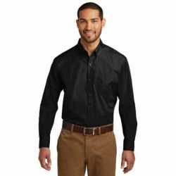 Port Authority W100 Long Sleeve Carefree Poplin Shirt