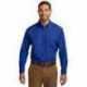 Port Authority W100 Long Sleeve Carefree Poplin Shirt