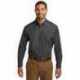 Port Authority W100 Long Sleeve Carefree Poplin Shirt