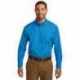 Port Authority W100 Long Sleeve Carefree Poplin Shirt