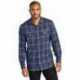 Port Authority W672 Long Sleeve Ombre Plaid Shirt