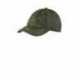 Port Authority C924 Pigment Print Distressed Cap