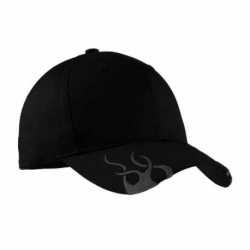 Port Authority C857 Racing Cap with Flames