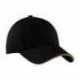 Port Authority C830 Sandwich Bill Cap with Striped Closure