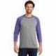 District DM136 Perfect Tri 3/4-Sleeve Raglan