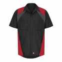 Red Kap SY28 Tri-Color Short Sleeve Shop Shirt