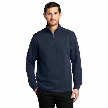 Port Authority F295 Slub Fleece 1/4-Zip Pullover