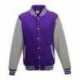 Just Hoods By AWDis JHA043 Men's Heavyweight Letterman Jacket