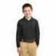 Port Authority Y500LS Youth Long Sleeve Silk Touch Polo