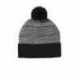 Sport-Tek STC41 Heather Pom Pom Beanie