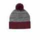 Sport-Tek STC41 Heather Pom Pom Beanie