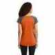 Sport-Tek LST362 Ladies Heather-On-Heather Contender Scoop Neck Tee