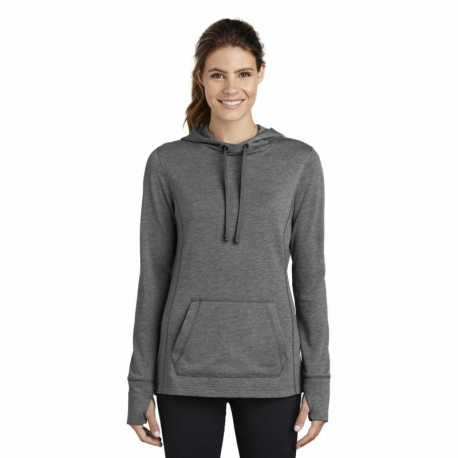 Sport-Tek LST296 Ladies PosiCharge Tri-Blend Wicking Fleece Hooded Pullover