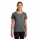 Sport-Tek LST400 Ladies PosiCharge Tri-Blend Wicking Scoop Neck Raglan Tee