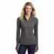 Sport-Tek LST855 Ladies Sport-Wick Stretch Reflective Heather 1/2-Zip Pullover