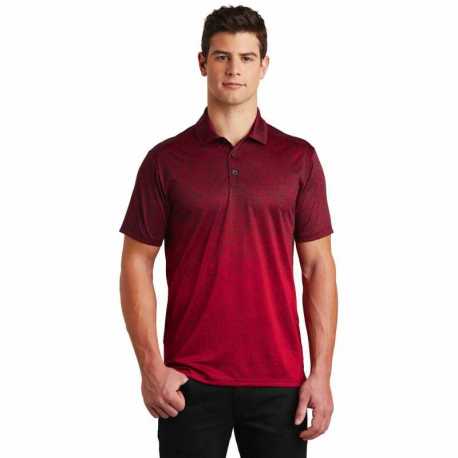 Sport-Tek ST671 Ombre Heather Polo