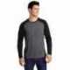 Sport-Tek ST400LS PosiCharge Long Sleeve Tri-Blend Wicking Raglan Tee