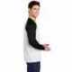 Sport-Tek ST400LS PosiCharge Long Sleeve Tri-Blend Wicking Raglan Tee