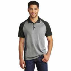 Sport-Tek ST641 PosiCharge RacerMesh Raglan Heather Block Polo