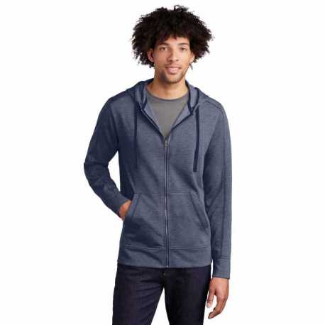 Sport-Tek ST293 PosiCharge Tri-Blend Wicking Fleece Full-Zip Hooded Jacket