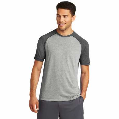 Sport-Tek ST400 PosiCharge Tri-Blend Wicking Raglan Tee