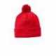 Sport-Tek STC37 Solid Pom Pom Beanie