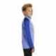 Sport-Tek YST397 Youth PosiCharge Electric Heather Colorblock 1/4-Zip Pullover