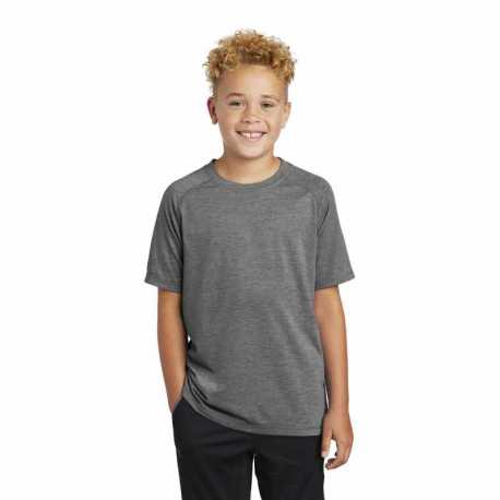 Sport-Tek YST400 Youth PosiCharge Tri-Blend Wicking Raglan Tee