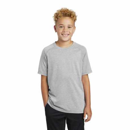 Sport-Tek YST400 Youth PosiCharge Tri-Blend Wicking Raglan Tee