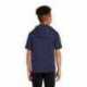 Sport-Tek YST251 Youth Sport-Wick Fleece Short Sleeve Hooded Pullover