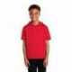 Sport-Tek YST251 Youth Sport-Wick Fleece Short Sleeve Hooded Pullover