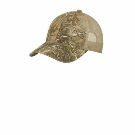 Port Authority C929 Unstructured Camouflage Mesh Back Cap